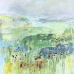 From the top of the bus – mixed media